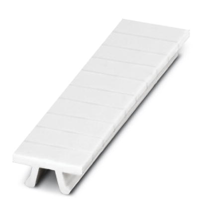 Phoenix Contact Zack Marker Strip; ZB 4/WH-100:UNBEDRUCKT; for CMS-P1 PLOTTER; PLOTMARK; 10-Section; 4.2mm Width; White